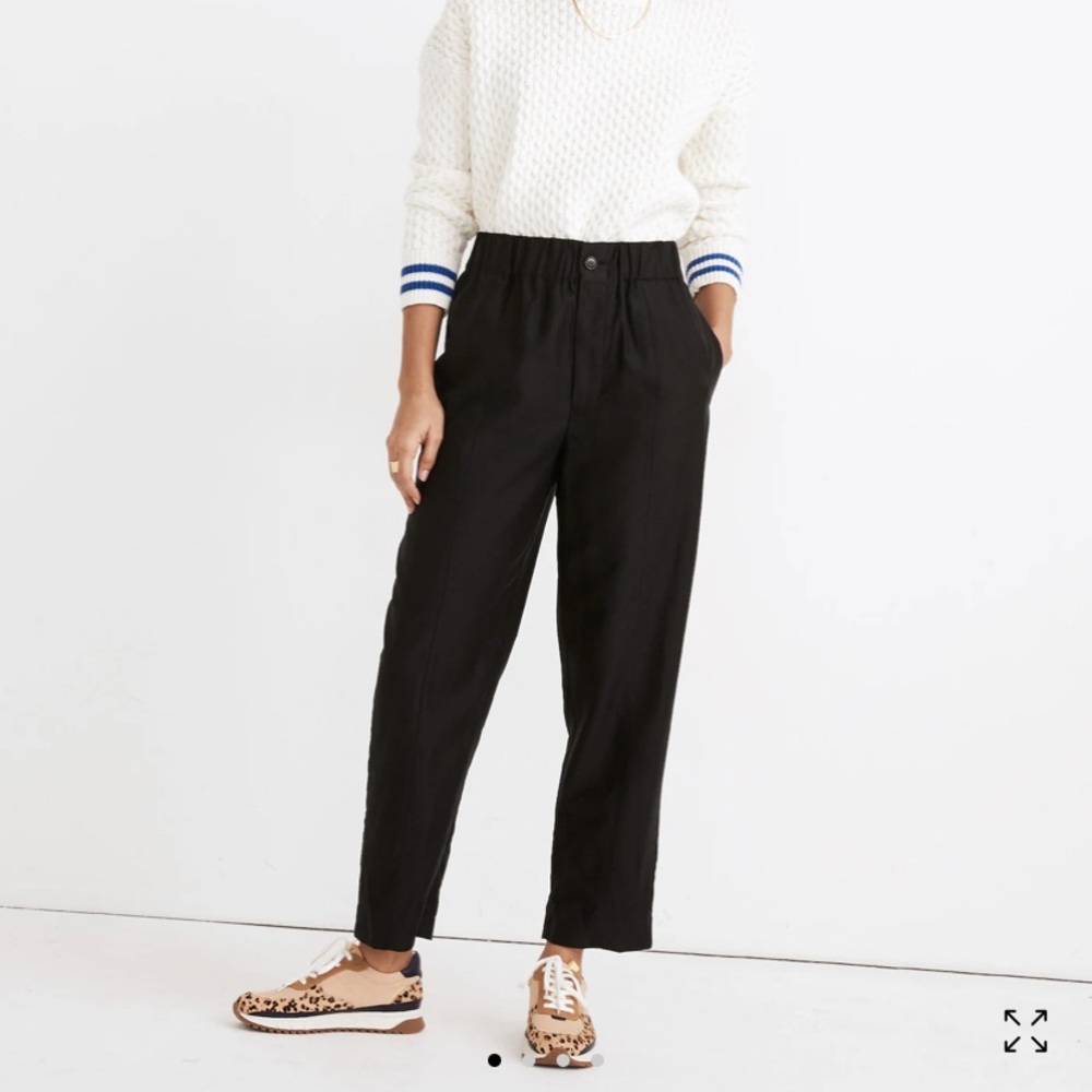 NWT Madewell Tapered Houston Pull-On Crop Pants - Size XS